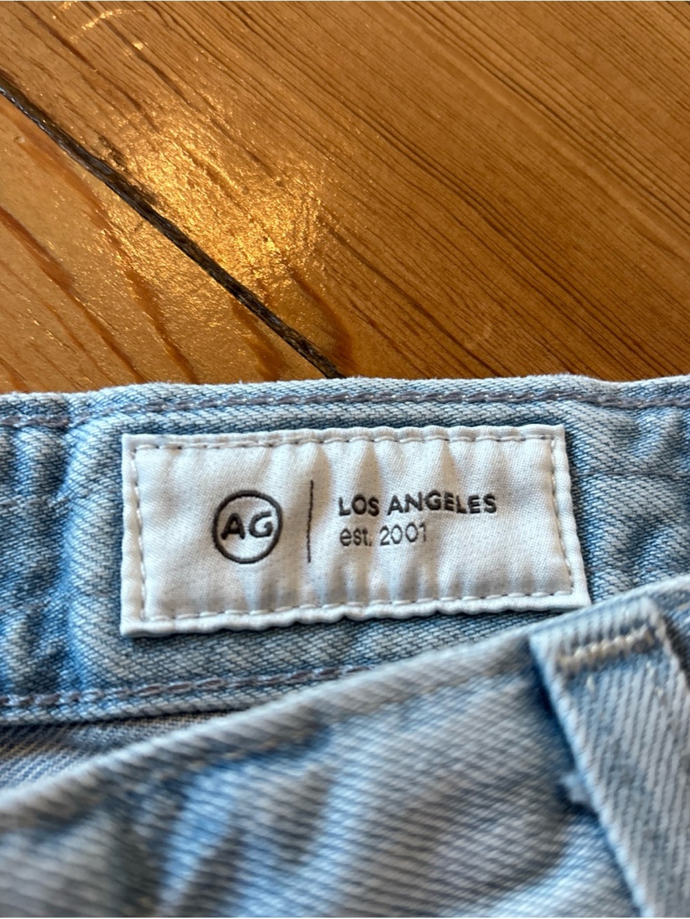 Ag Adriano Goldschmied Stella low slung palazzo Light Blue Flare Jeans 29 - Picture 2 of 4